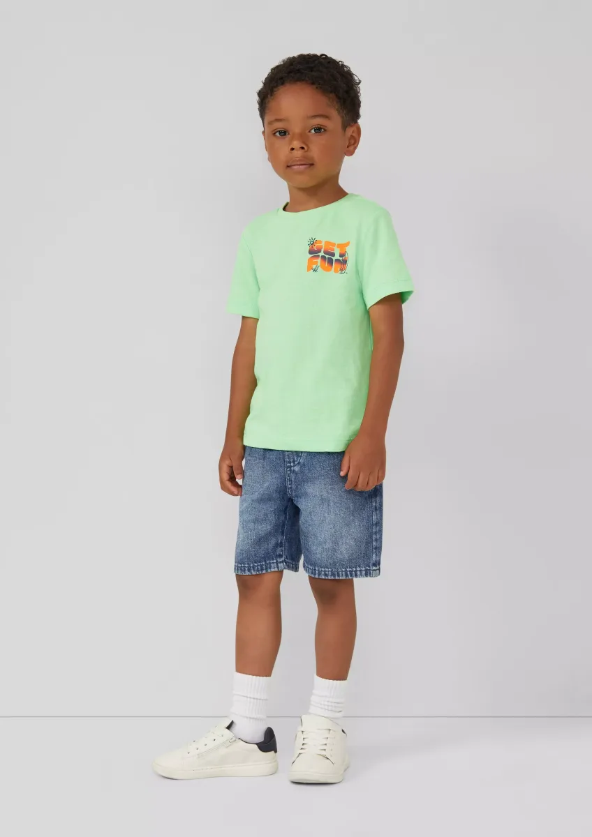 Jeans-Bermuda Pelle / Regular Fit / Mid Rise / Elastikbund