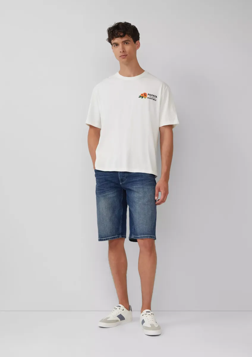 Jeans-Bermuda / Regular Fit / Mid Rise