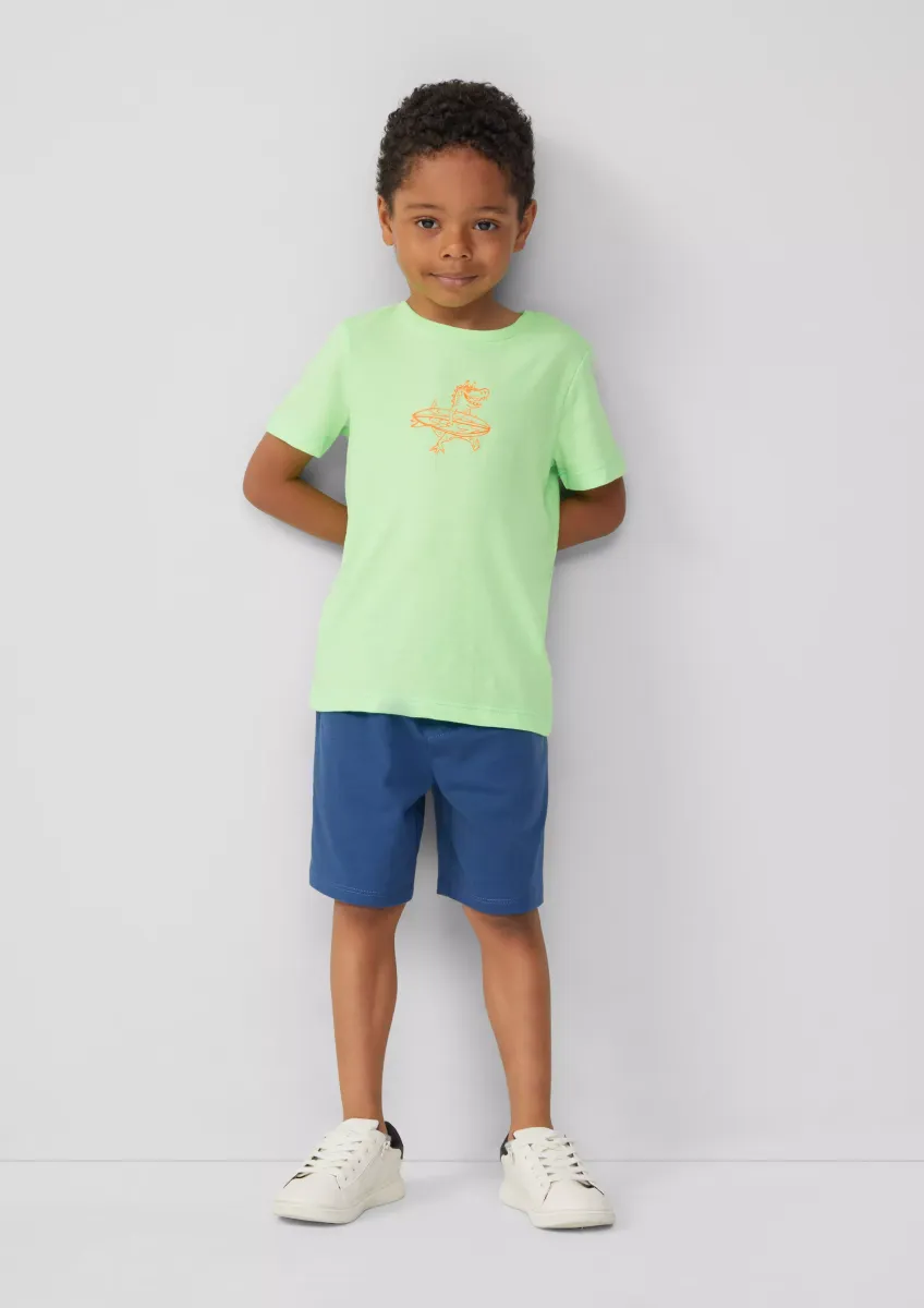 Jersey-Bermuda im Loose Fit