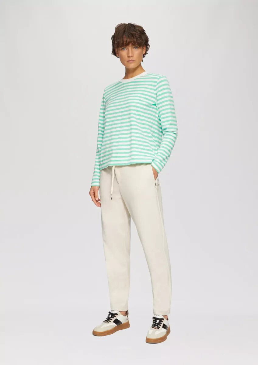 Jogpants aus Struktur-Jersey