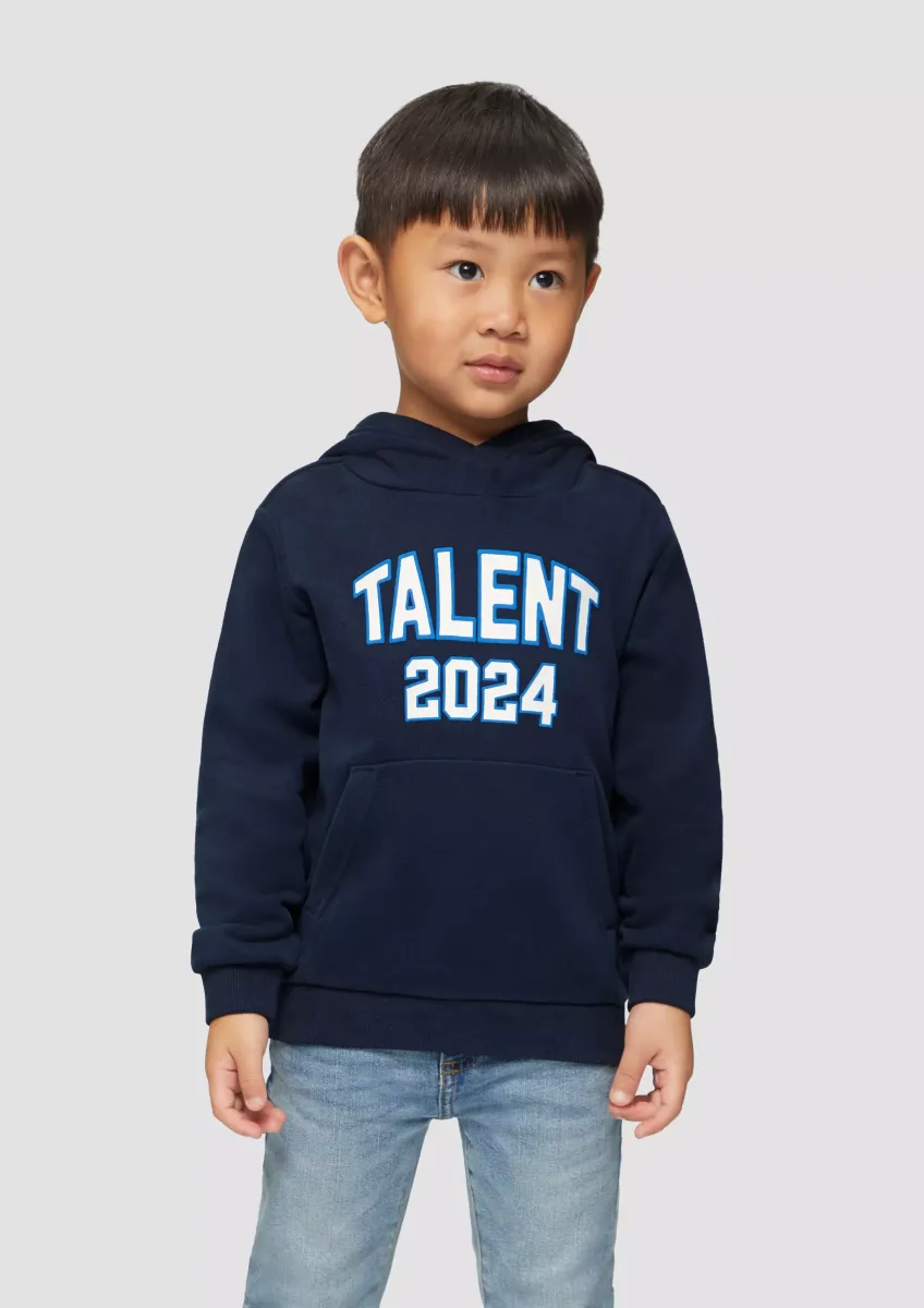 Kapuzensweatshirt mit Frontprint