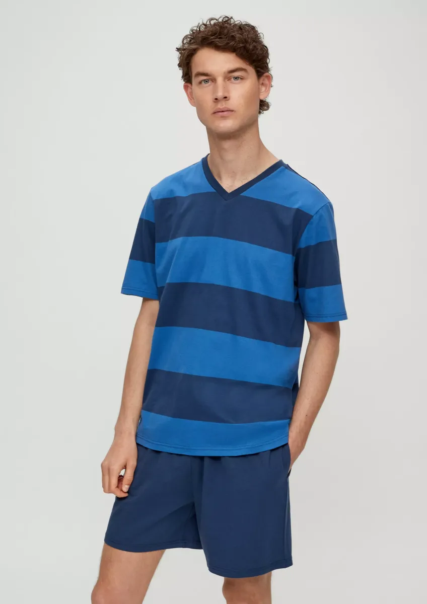 Kurzer Pyjama aus Baumwolle