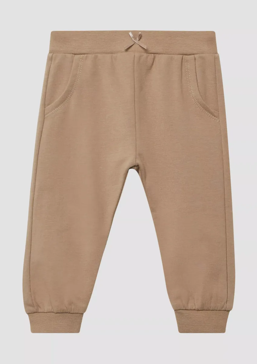 Kuschelige Jogginghose mit Satin-Schleife