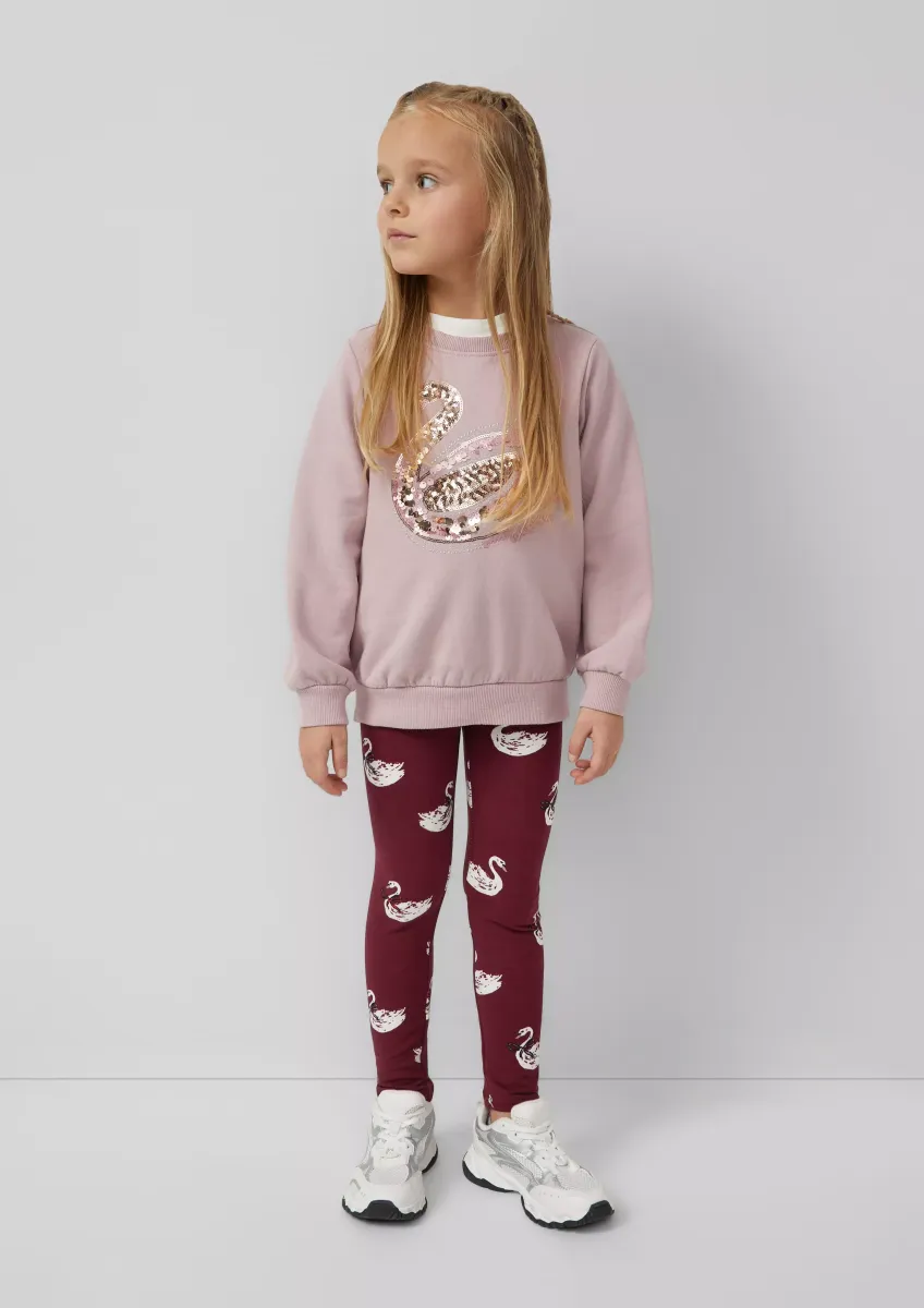 Kuschelige Leggings mit All-over-Print