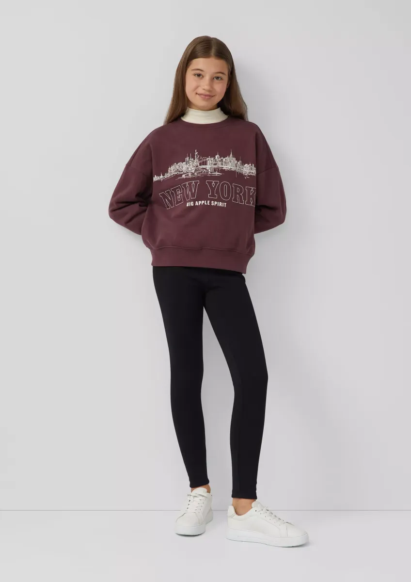 Kuschelige Thermofleece-Leggings mit elastischem Bund