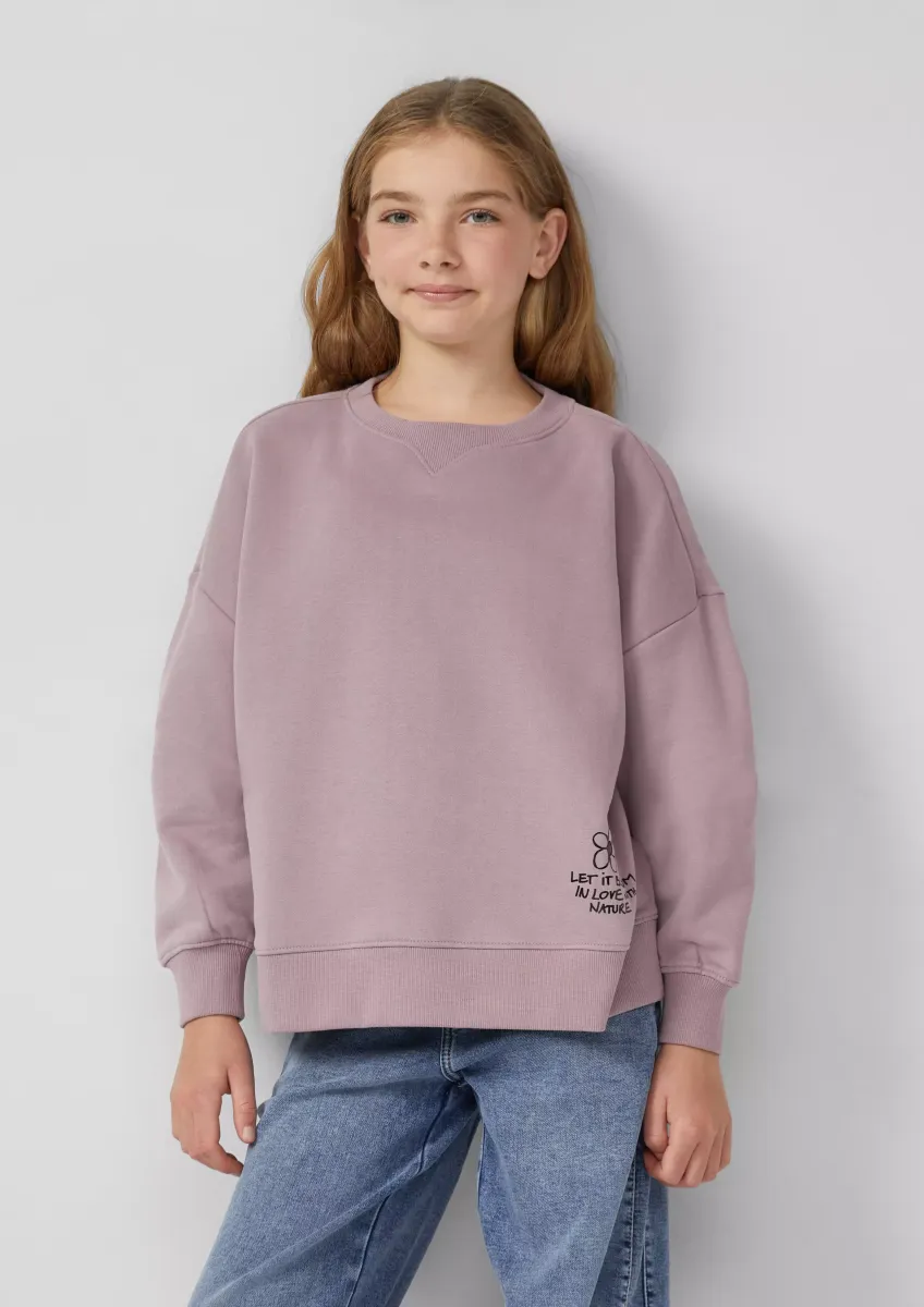 Kuscheliges Oversize-Sweatshirt mit dezentem Print