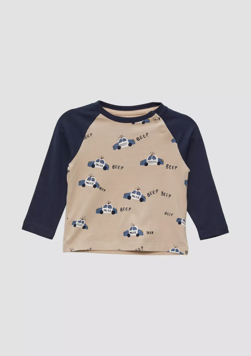 Langarmshirt mit Motivprint auf der Front