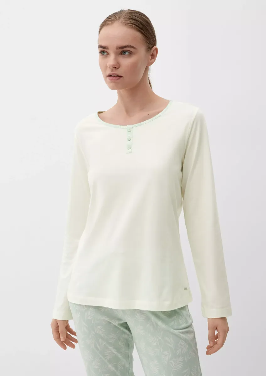 Langes Pyjama-Shirt