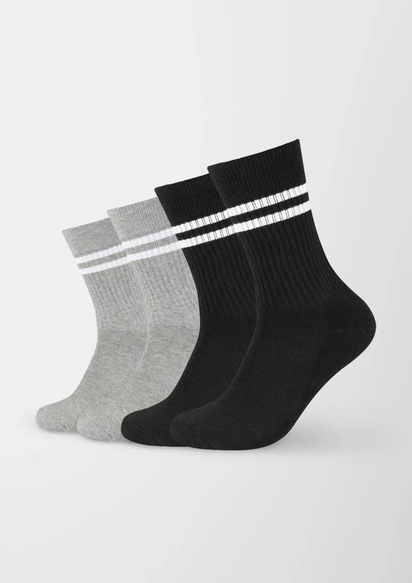 Langschaftsocken im 4er-Pack