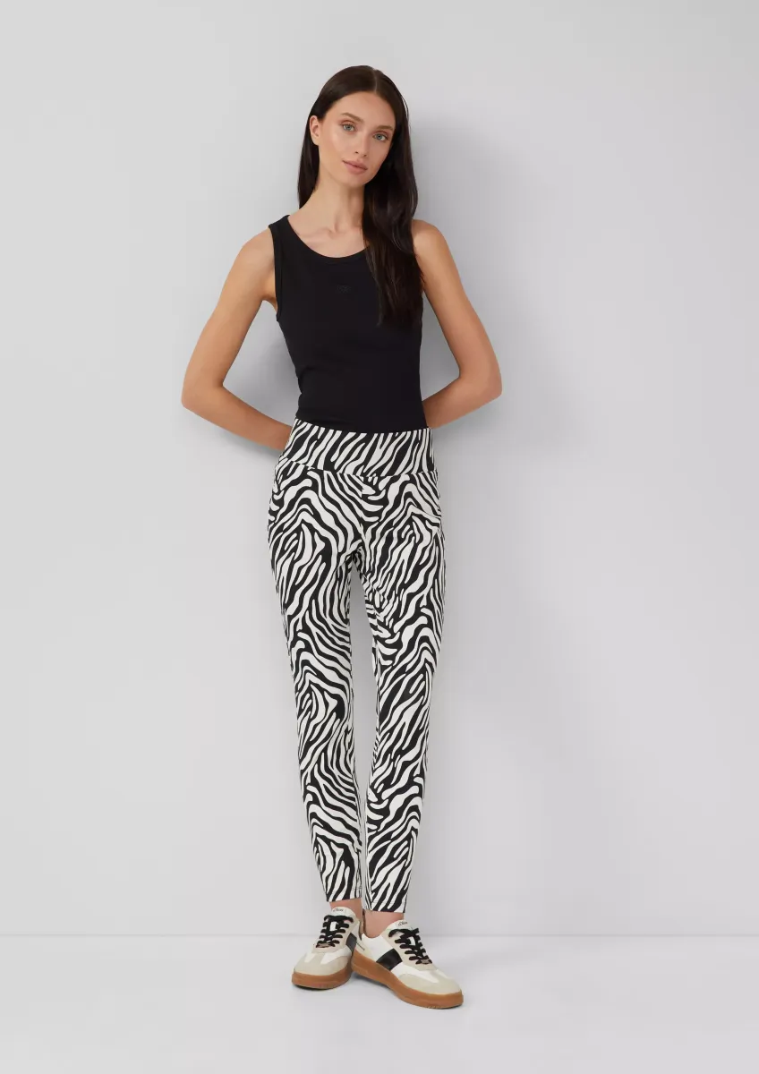 Leggings mit Animal-All-over-Print