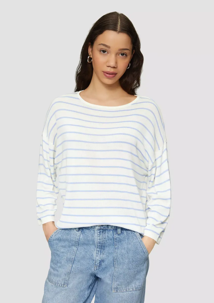 Leichter Strickpullover aus Viskosemix