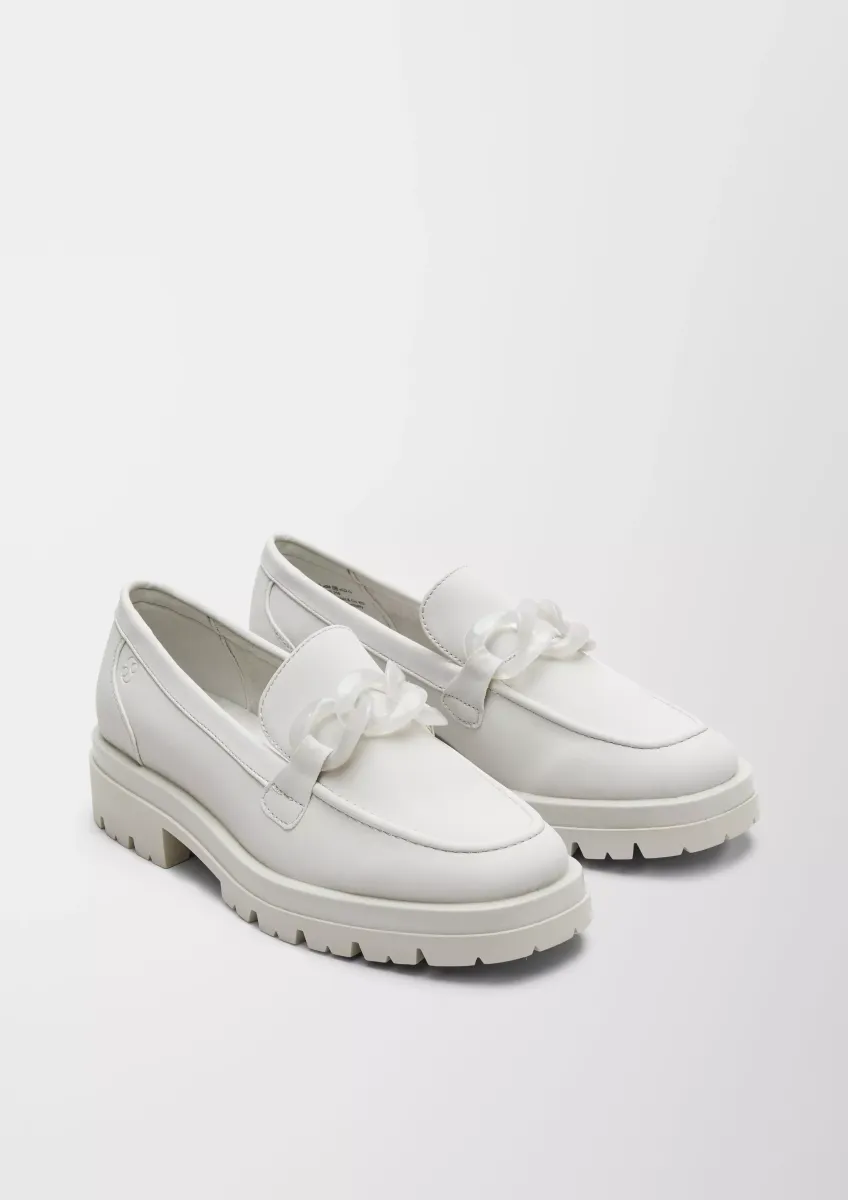 Loafer mit Ketten-Detail