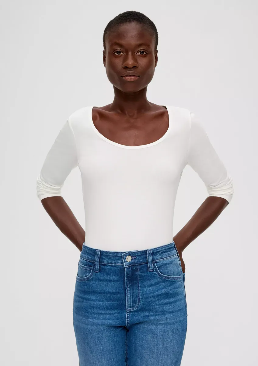 Longsleeve aus Baumwollstretch