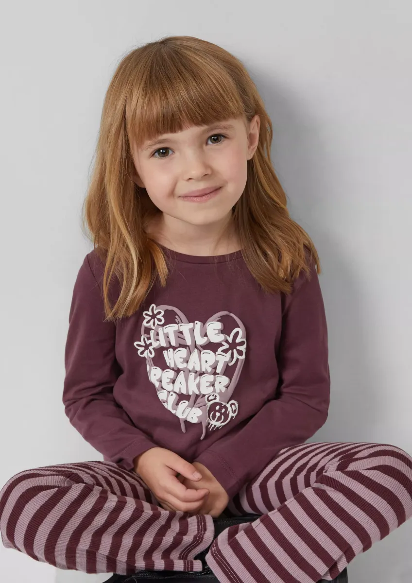 Longsleeve im Loose Fit mit Schaumprint