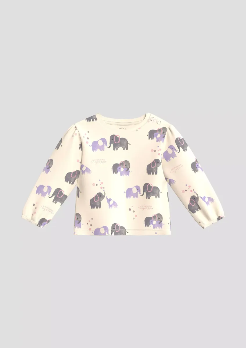 Longsleeve mit All-over-Print