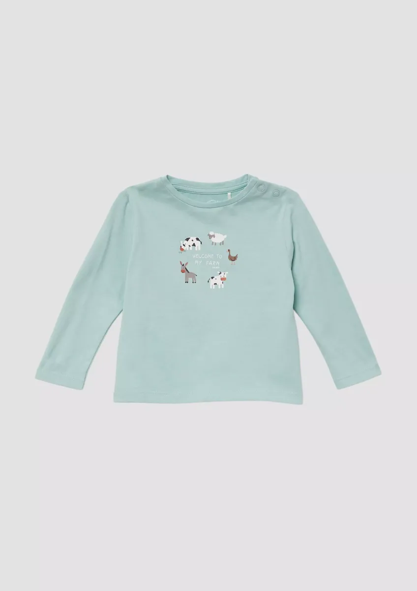 Longsleeve mit Frontprint