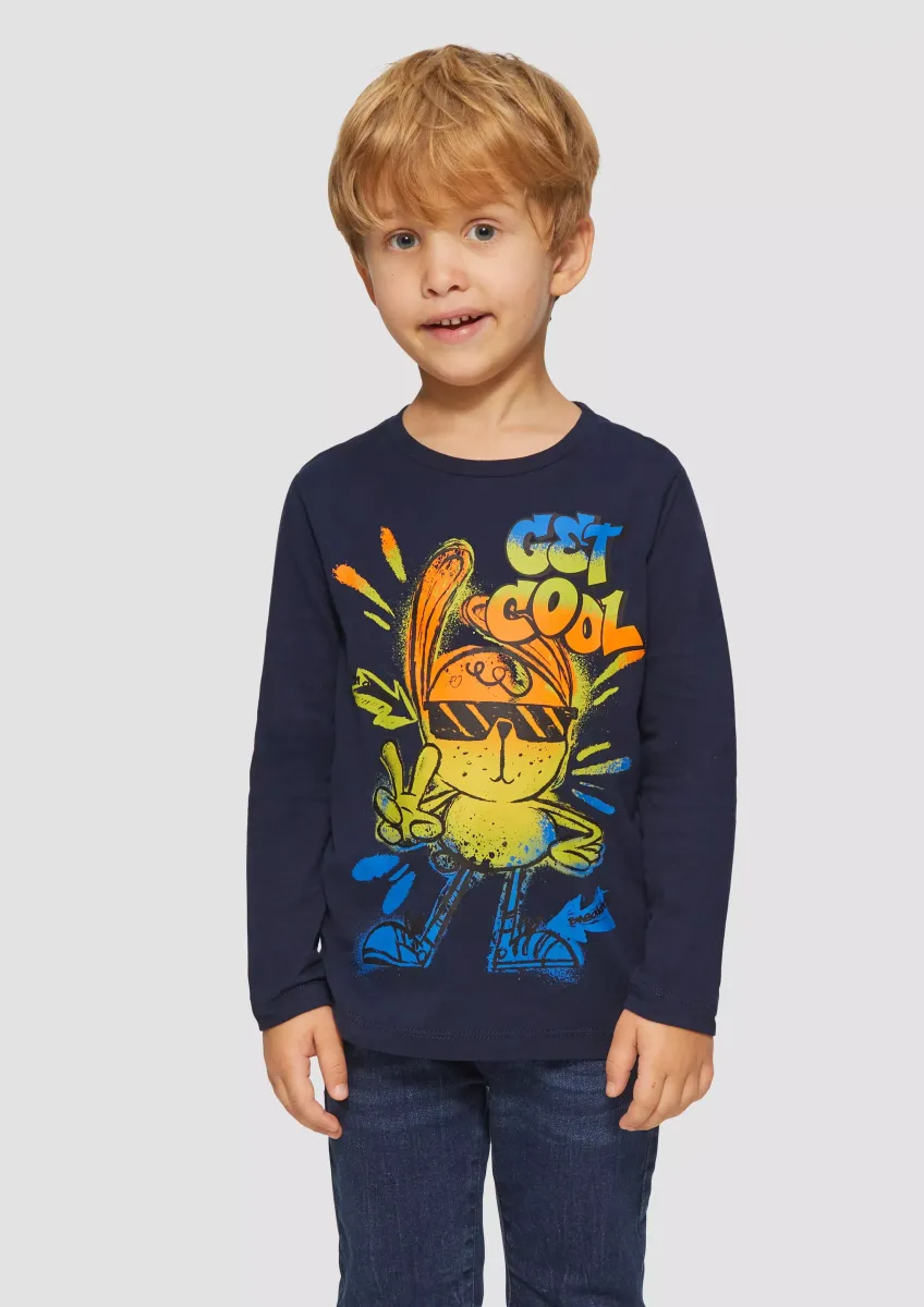 Longsleeve mit Frontprint