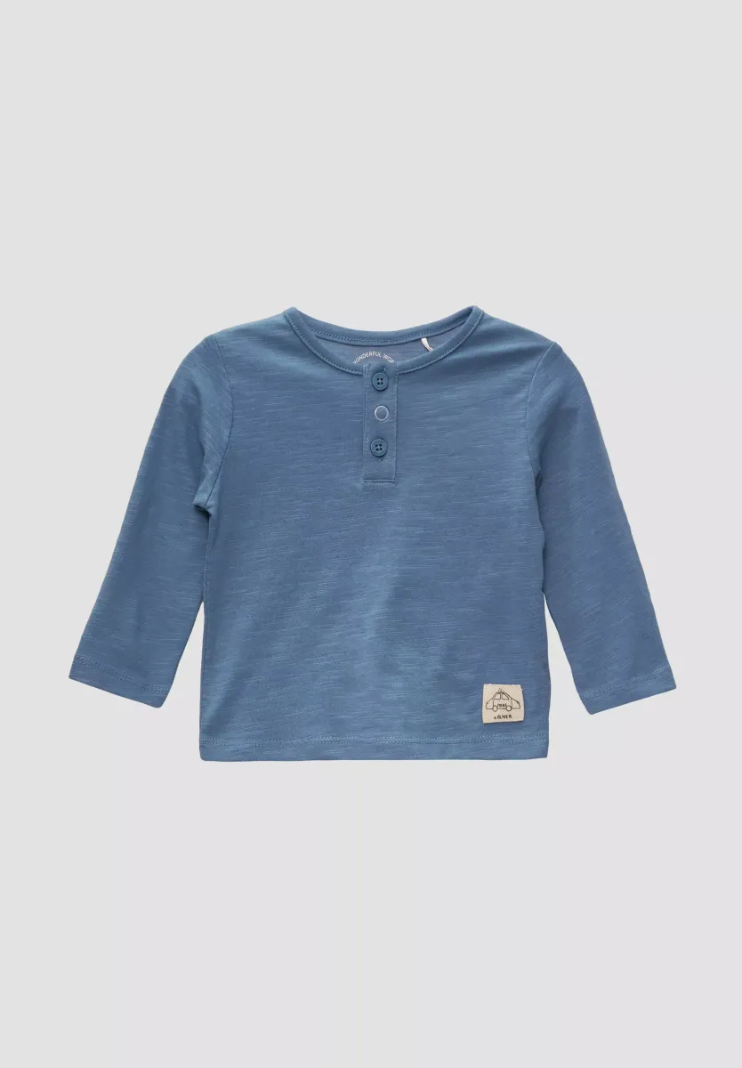 Longsleeve mit Henley-Ausschnitt