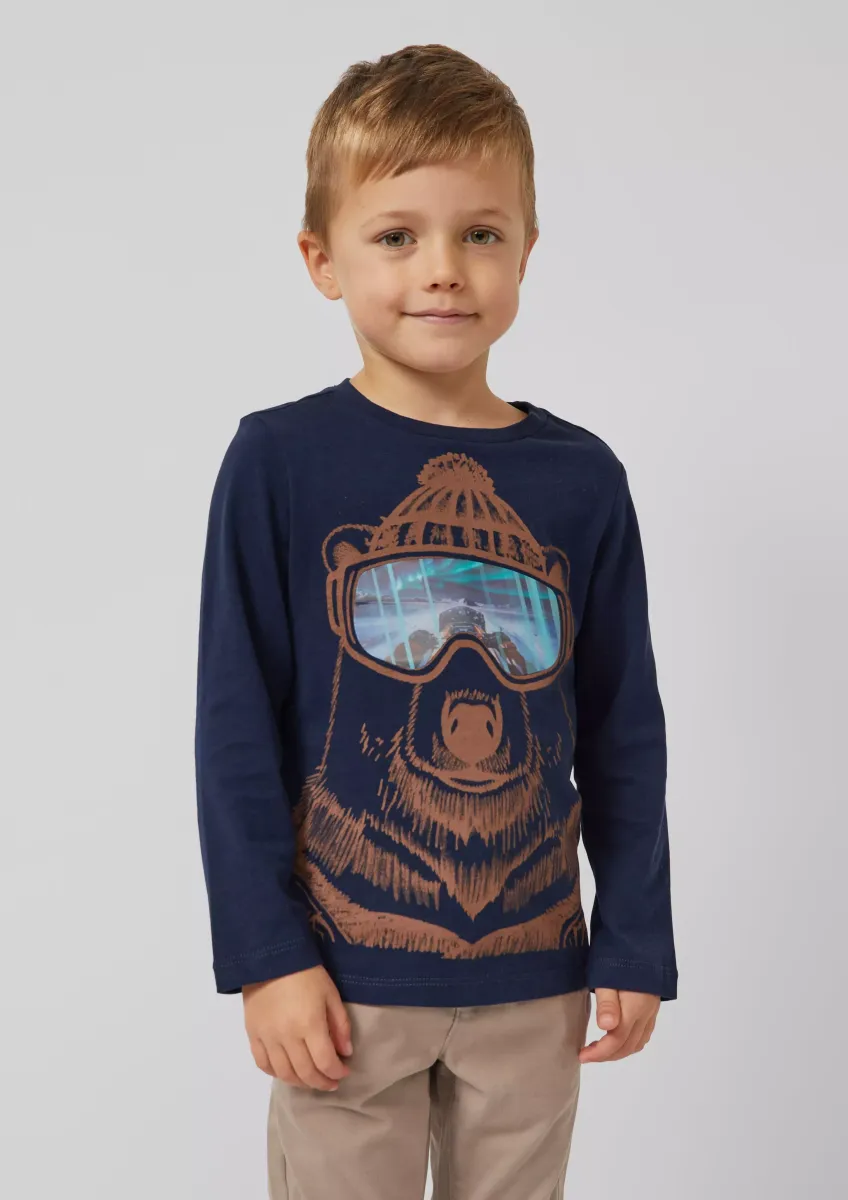 Longsleeve mit Hologram-Artwork