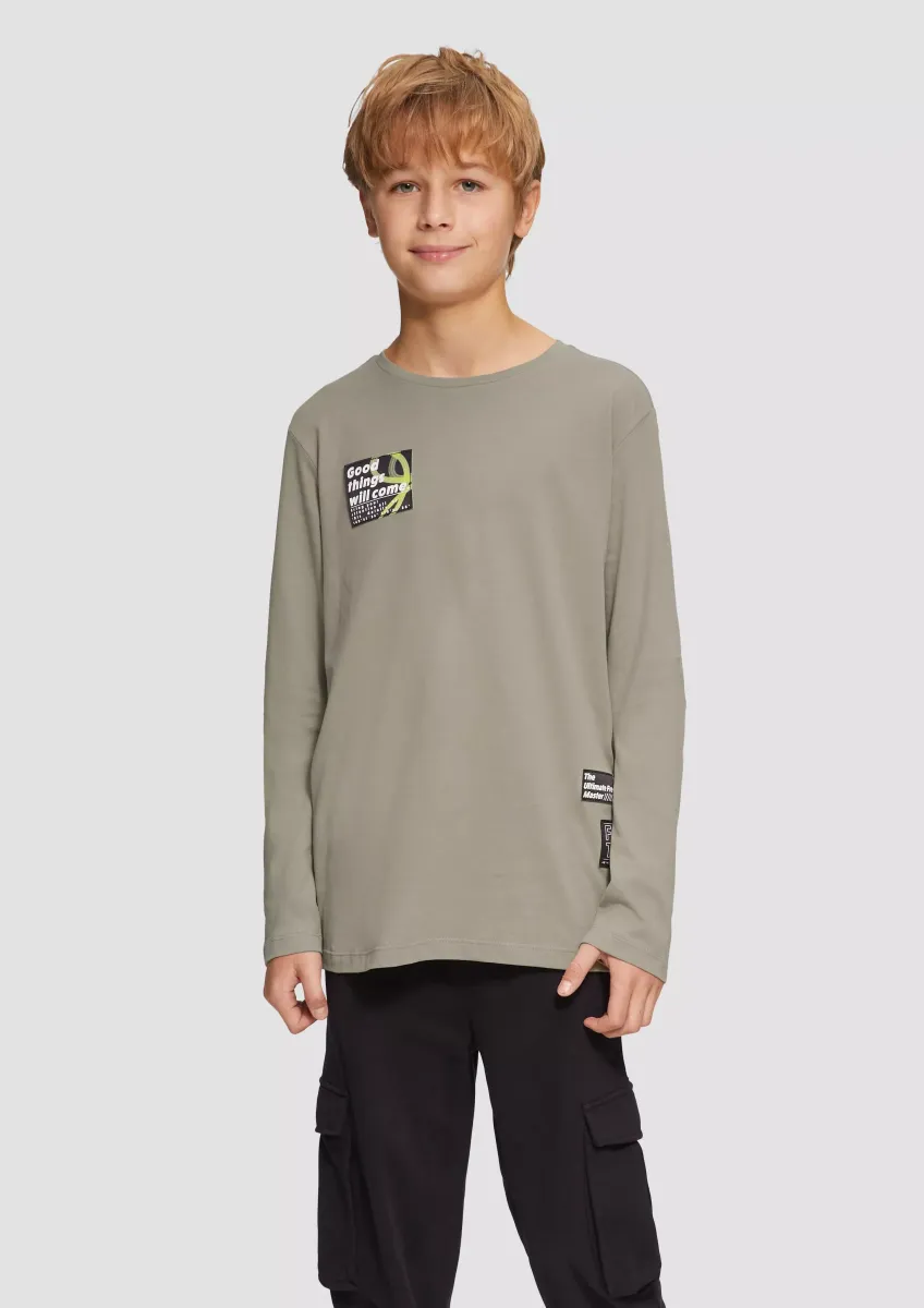 Longsleeve mit modischen Patches