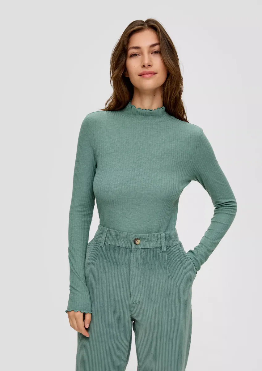 Longsleeve mit Rollsaum