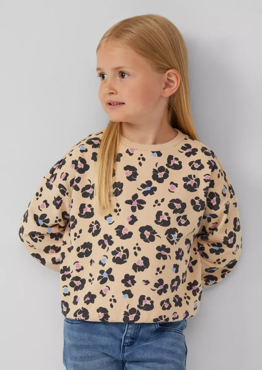 Oversize-Sweatshirt mit All-over-Print