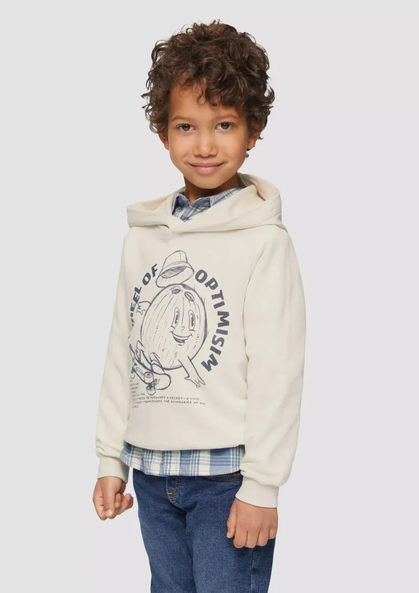 Oversized Hoodie mit Frontprint