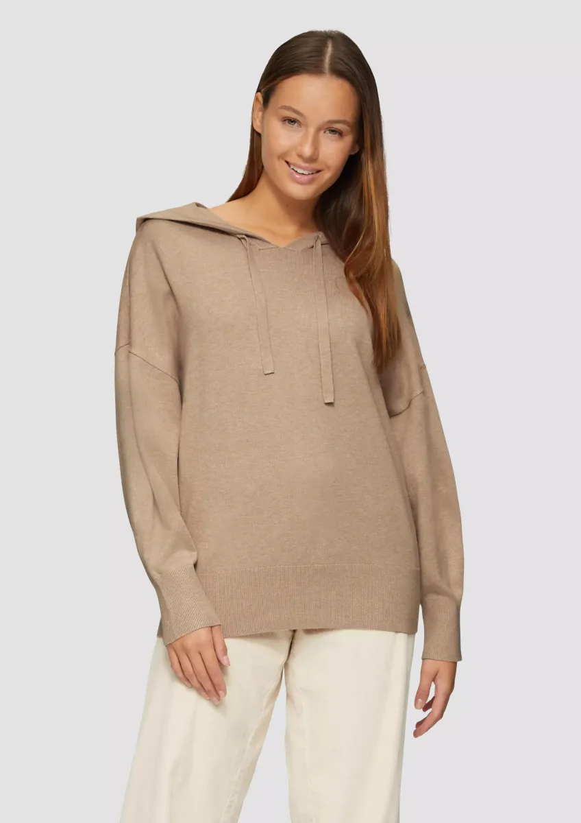 Oversized Strickpullover aus Viskosemix