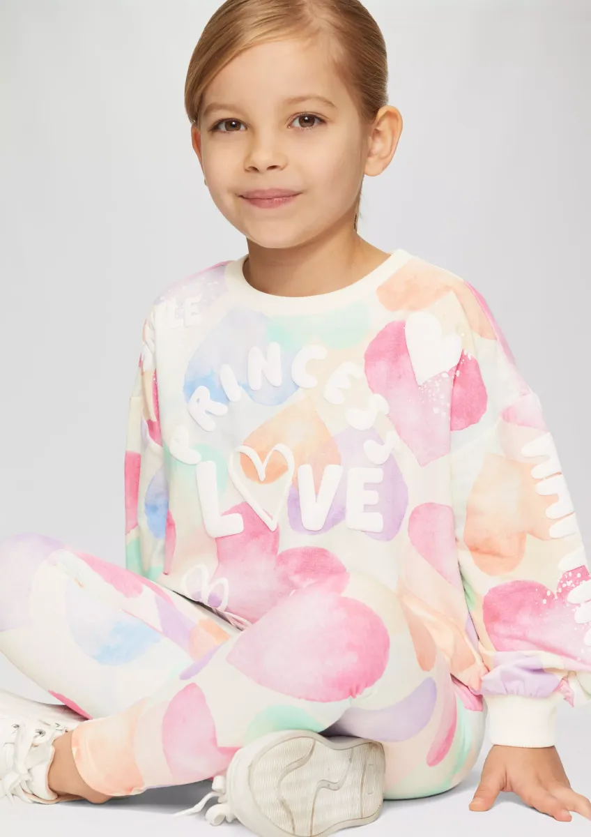 Oversized-Sweatshirt mit All-over-Print