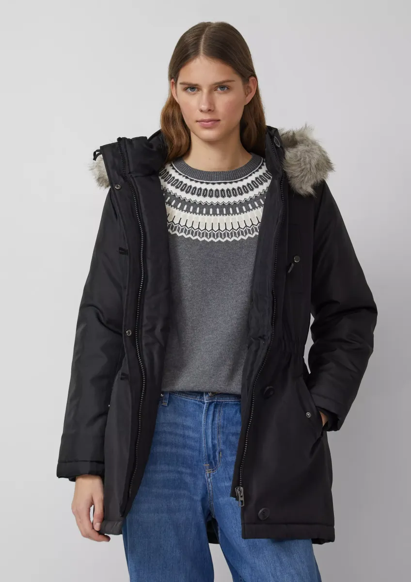 Parka mit Tunnelzug und Kapuze