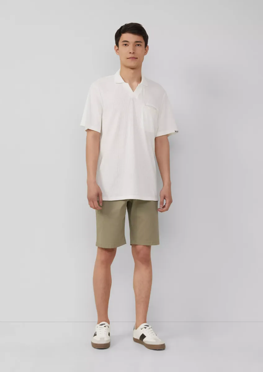 Phoenix: Chino-Shorts aus Baumwollstretch