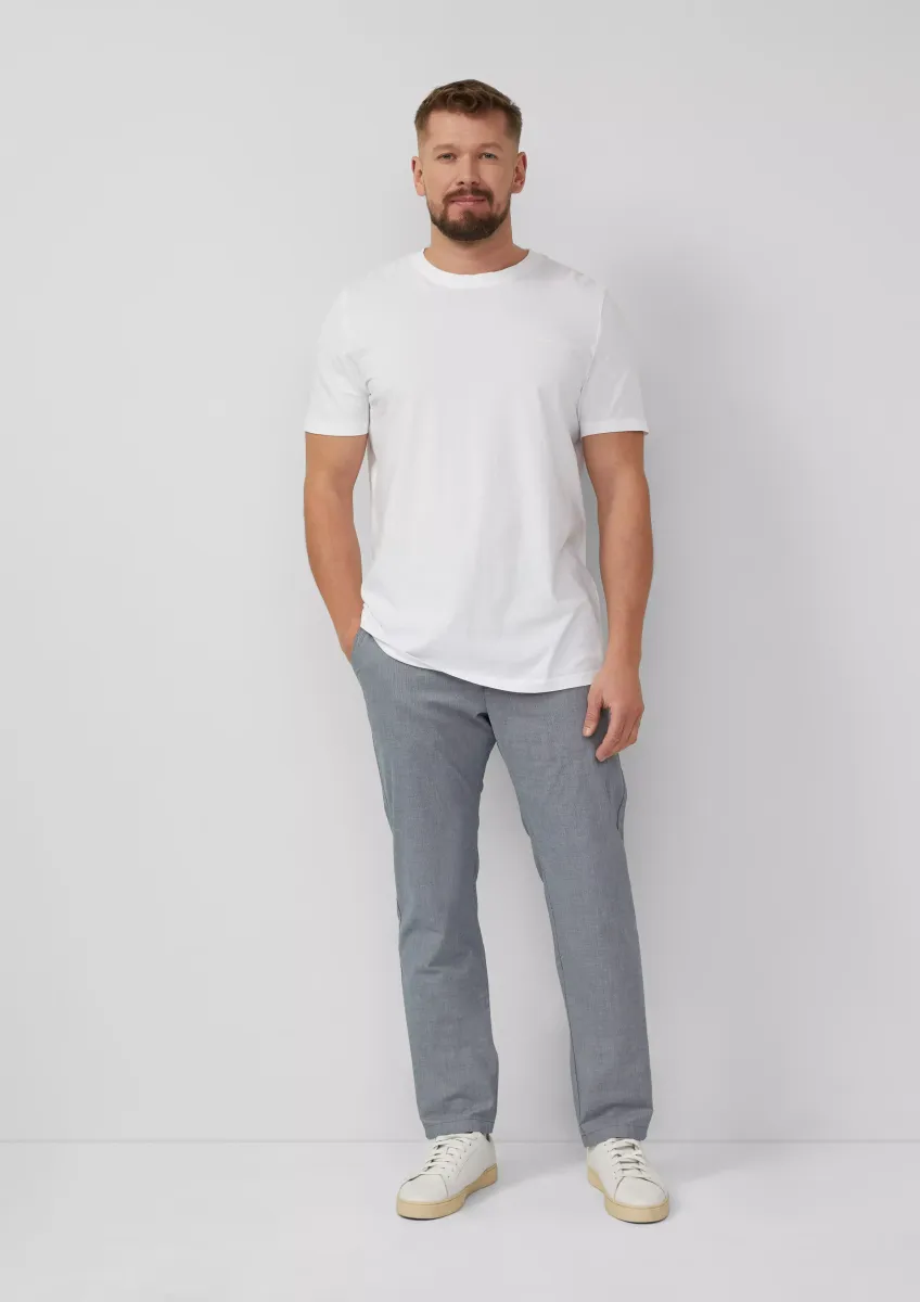 Phoenix: Regular Fit / Fein strukturierte Chino