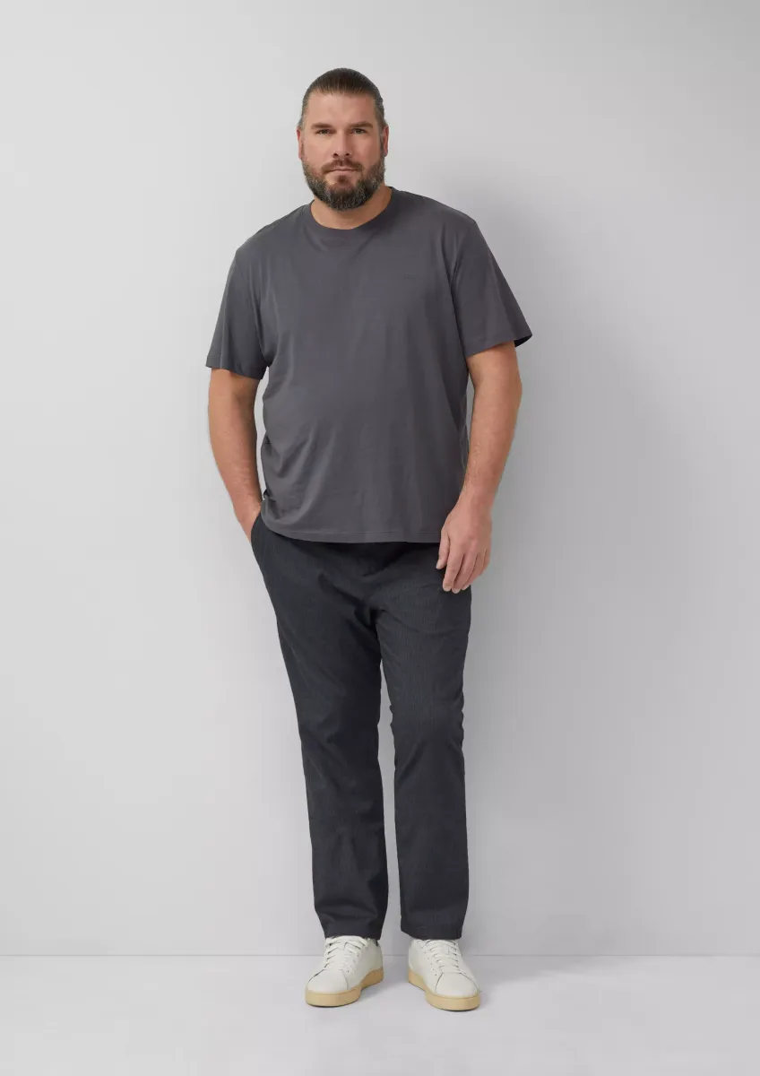 Phoenix: Strukturierte Chino aus Baumwollstretch