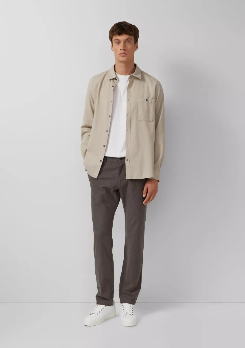 Phoenix: Strukturierte Chino aus Baumwollstretch