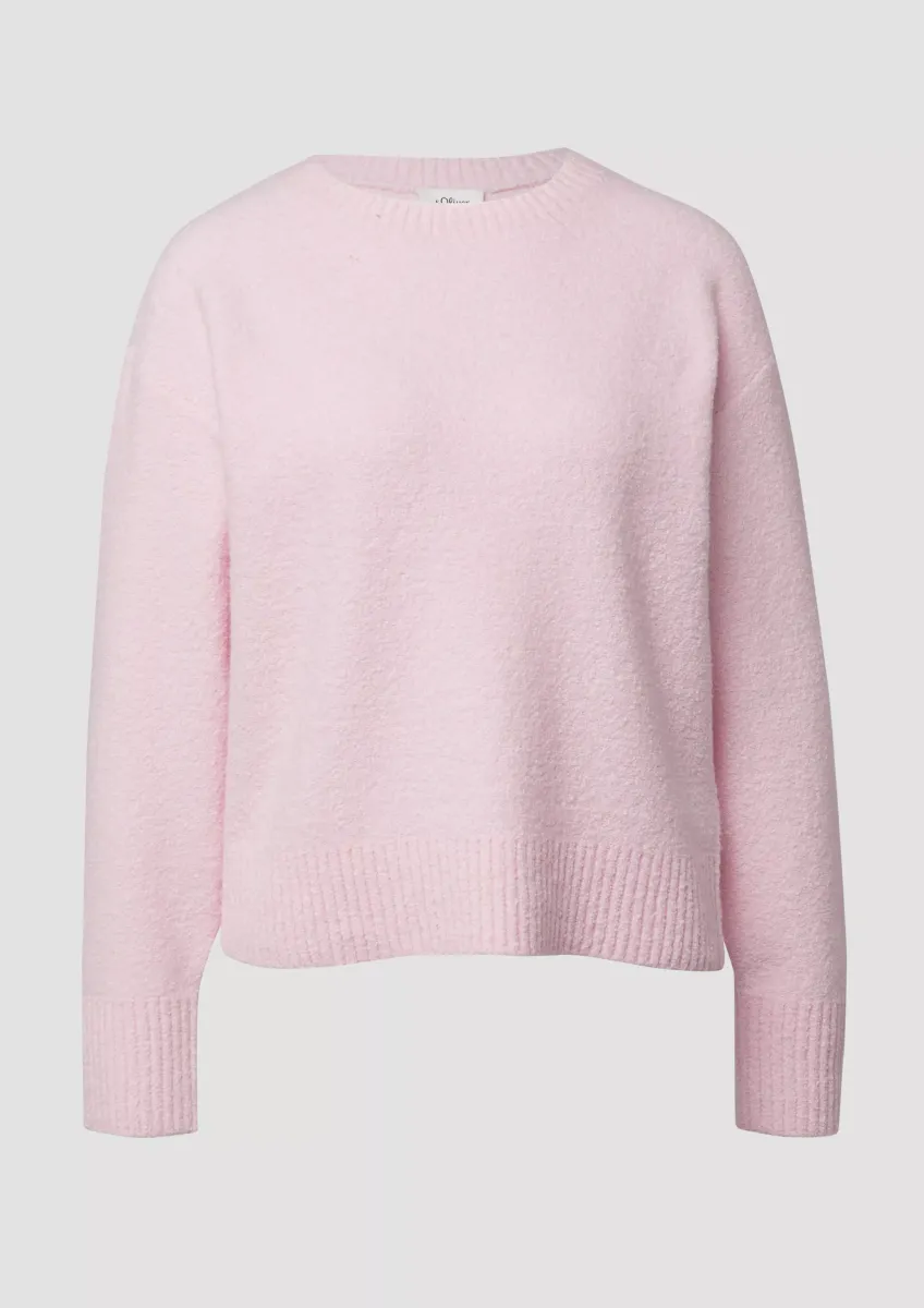 Pullover aus Bouclé im Relaxed Fit