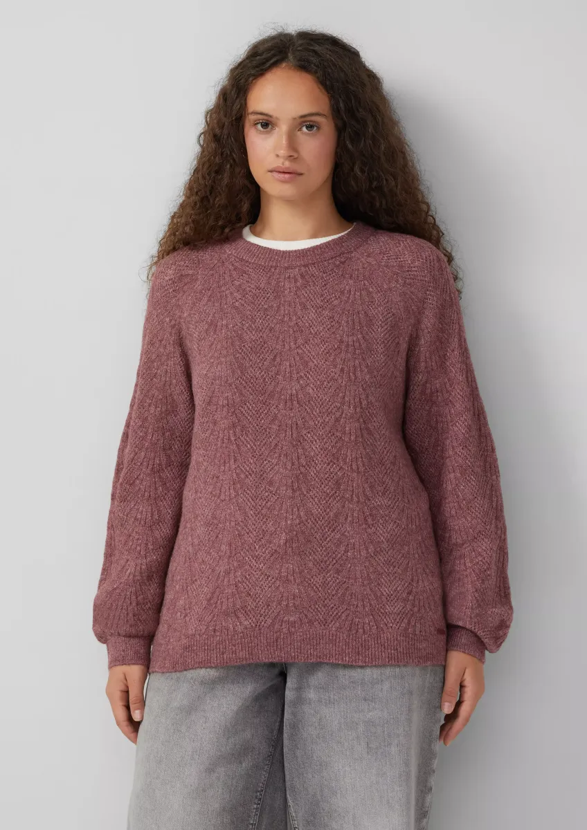 Pullover mit Ajourmuster