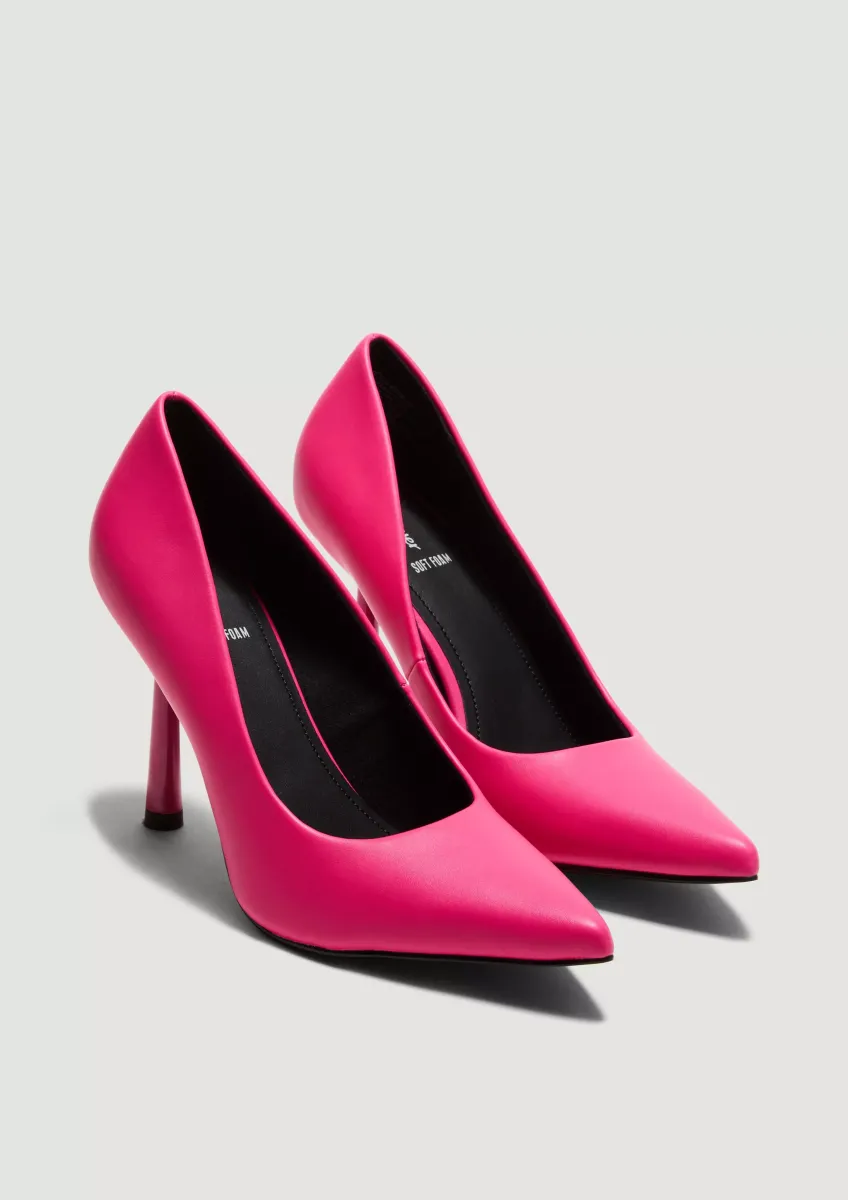 Pumps in Glattleder-Optik