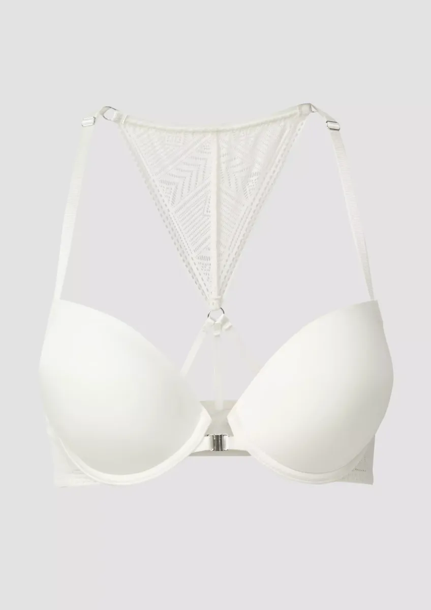 Push-up-BH mit praktischem Vorderverschluss und graphischer Spitze