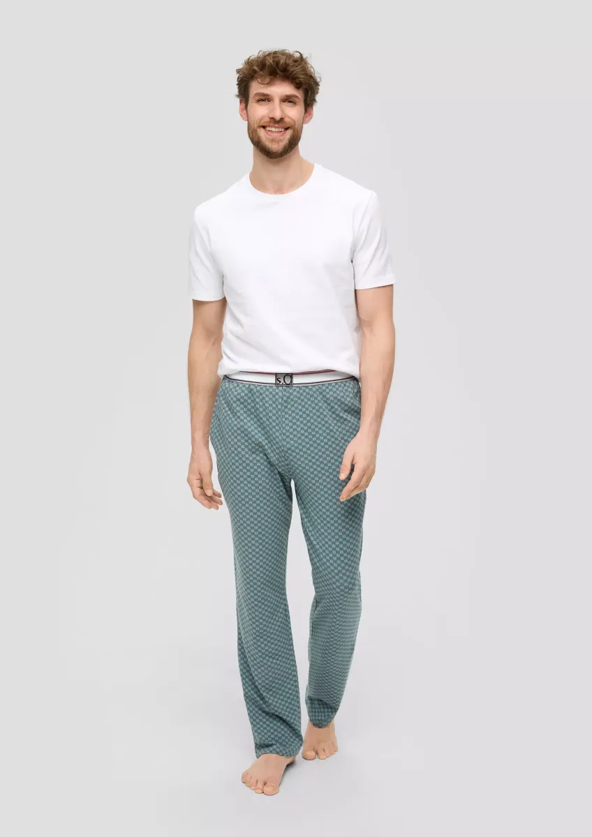 Pyjama-Hose in feiner Musterung