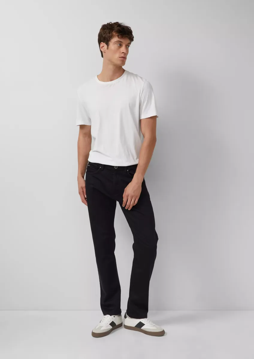 Regular Fit: 5-Pocket-Hose aus Baumwollstretch