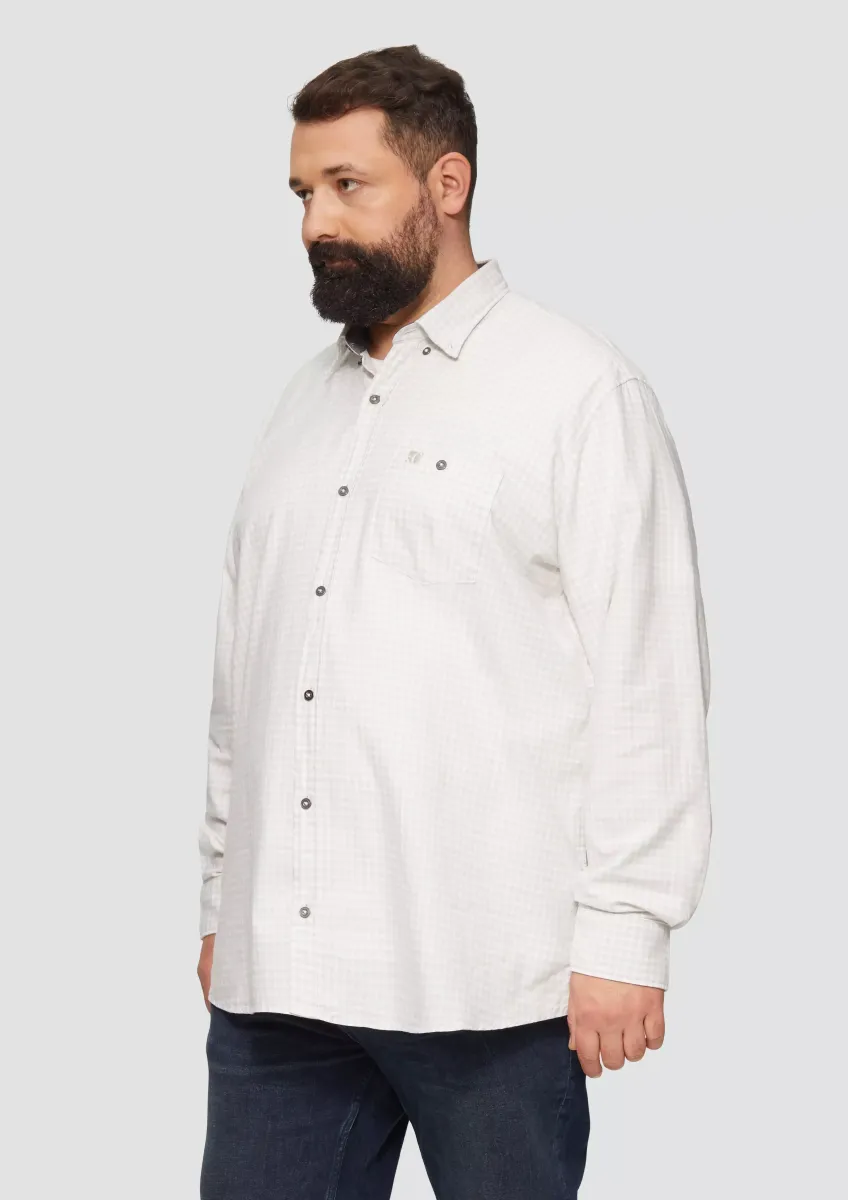 Regular Fit: Kariertes Hemd mit Button-Down-Kragen