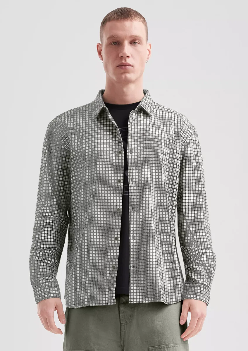 Regular Fit: Karohemd aus Baumwollflanell