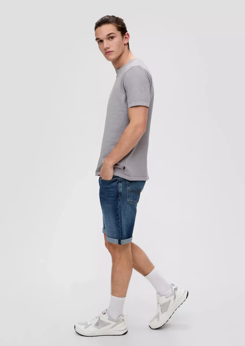 Regular: Shorts im Denim-Look