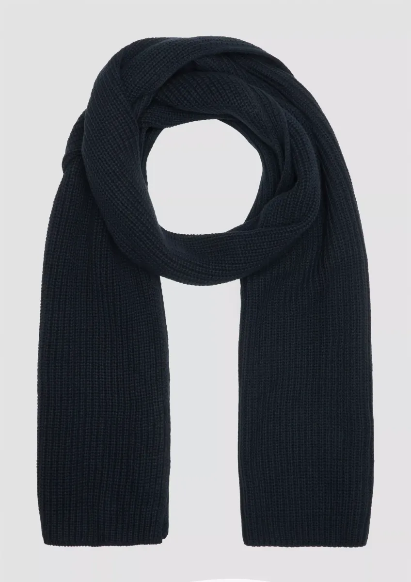 Schal aus Baumwolle mit Rippstruktur