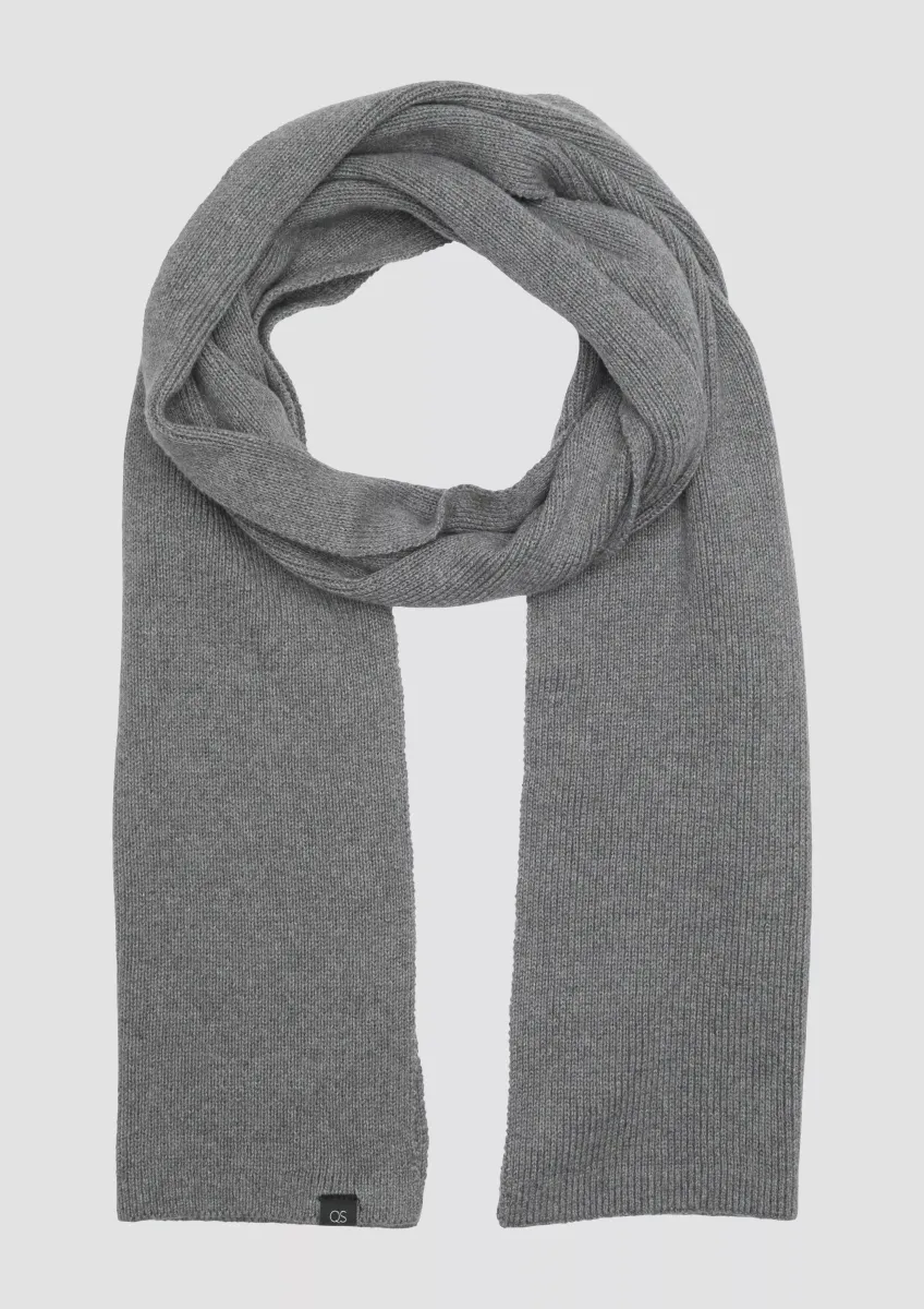 Schal aus Baumwollstrick