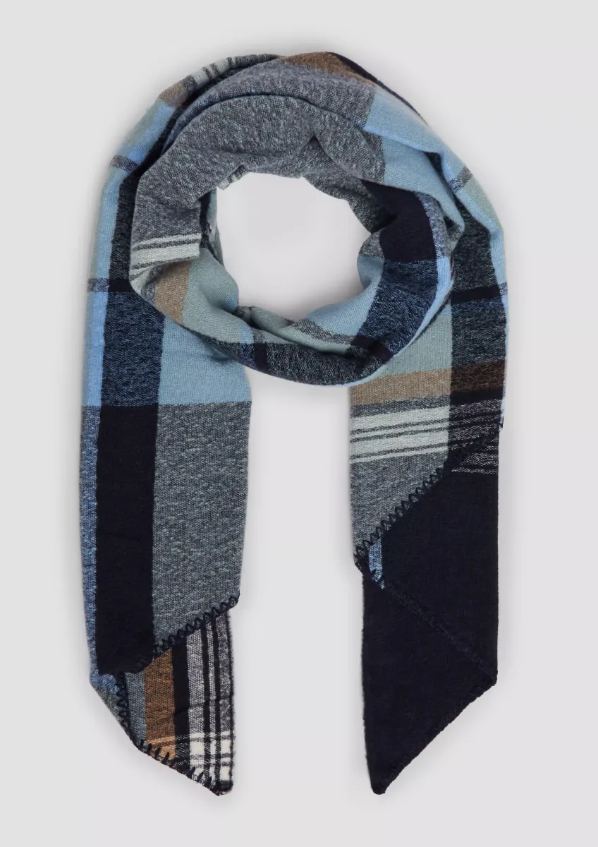 Schal mit Karo-Muster