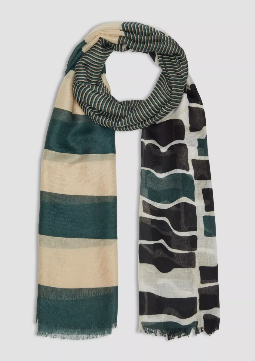 Schal mit Streifen-Artwork