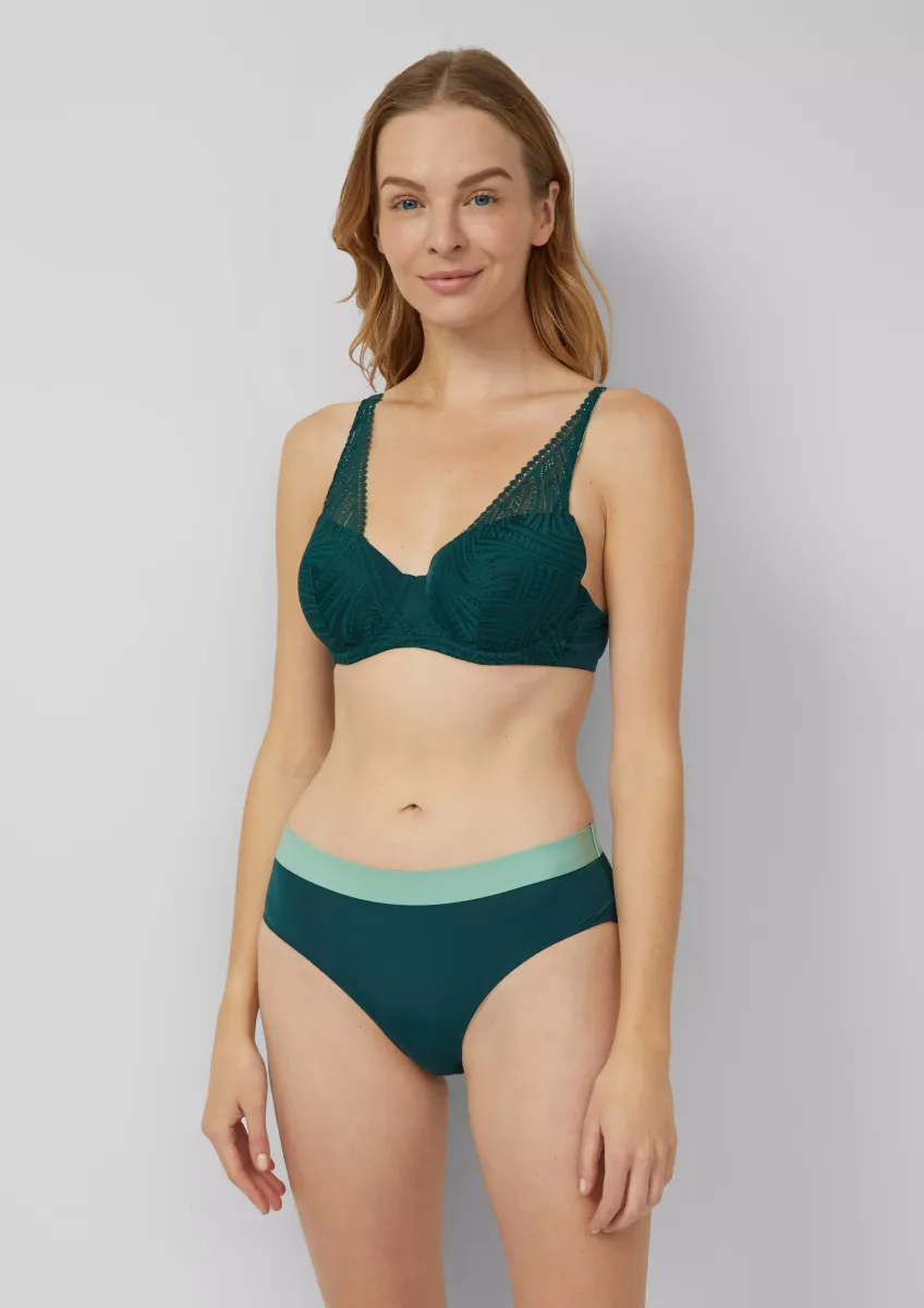 Schalen-BH mit Spitzen-Details
