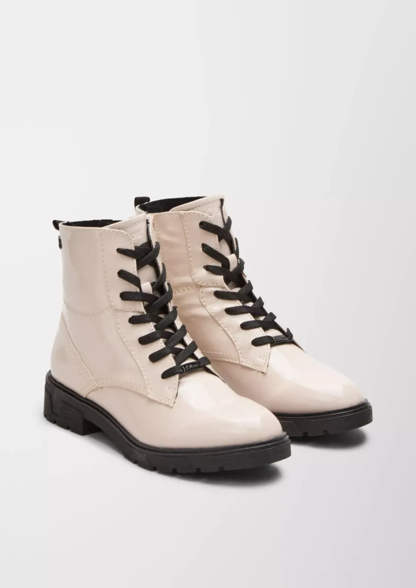 Schnürboots mit Reißverschluss