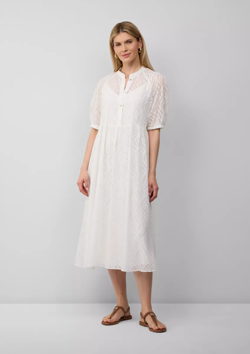 Semitransparentes Maxikleid mit Futter